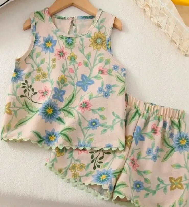 Floral Girls 2-Piece Set